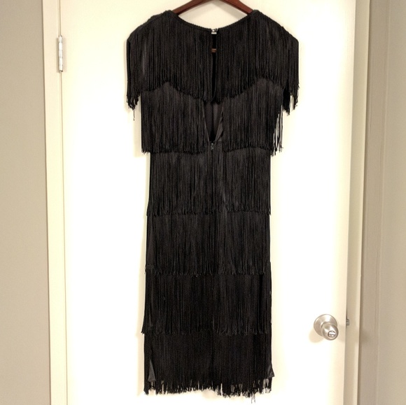 Vintage! Fringed Flapper Dress - Picture 3 of 4